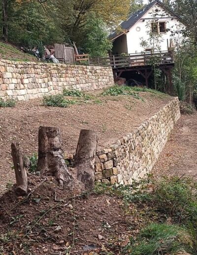 Bauvorhaben Trockenmauer Königstein